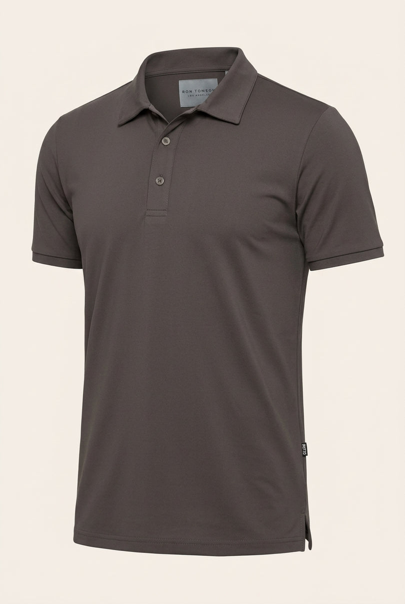 Polo Shirt - Anthracite - Front