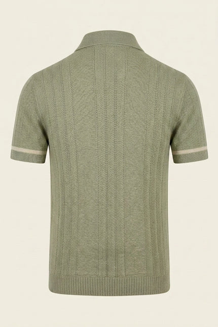 Polo Shirts - Sage Green - Back