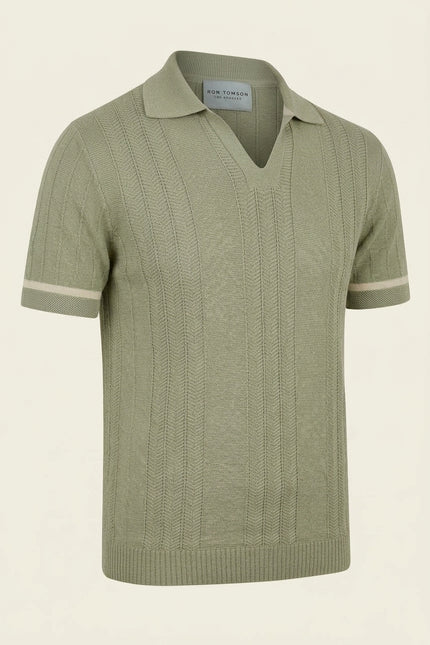 Polo Shirts - Sage Green - Front