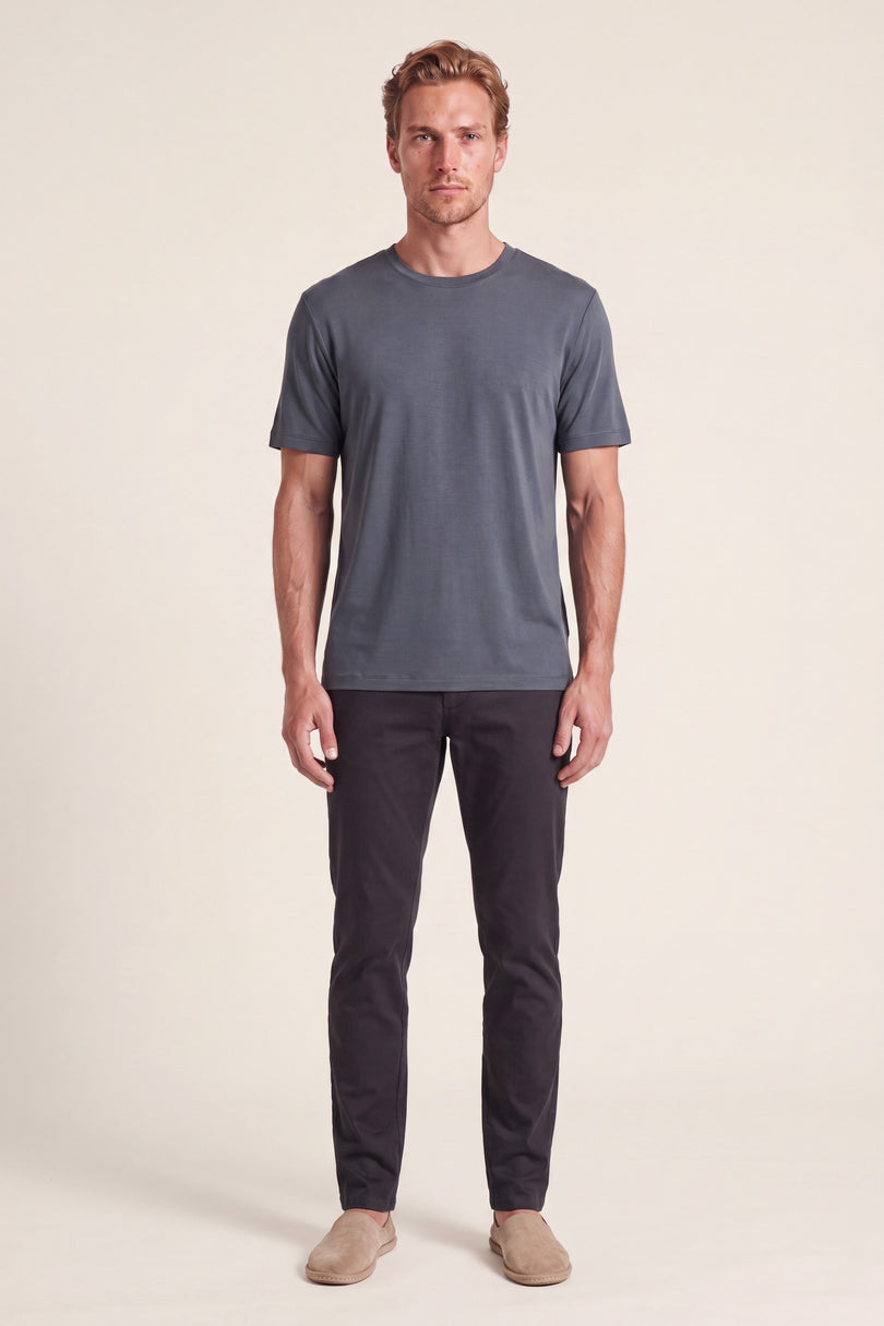 Crew Neck T-Shirt - Anthracite