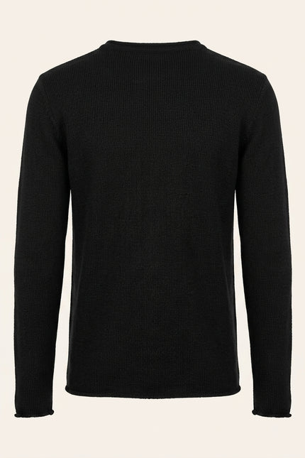 Pullover Sweater - Black - Back