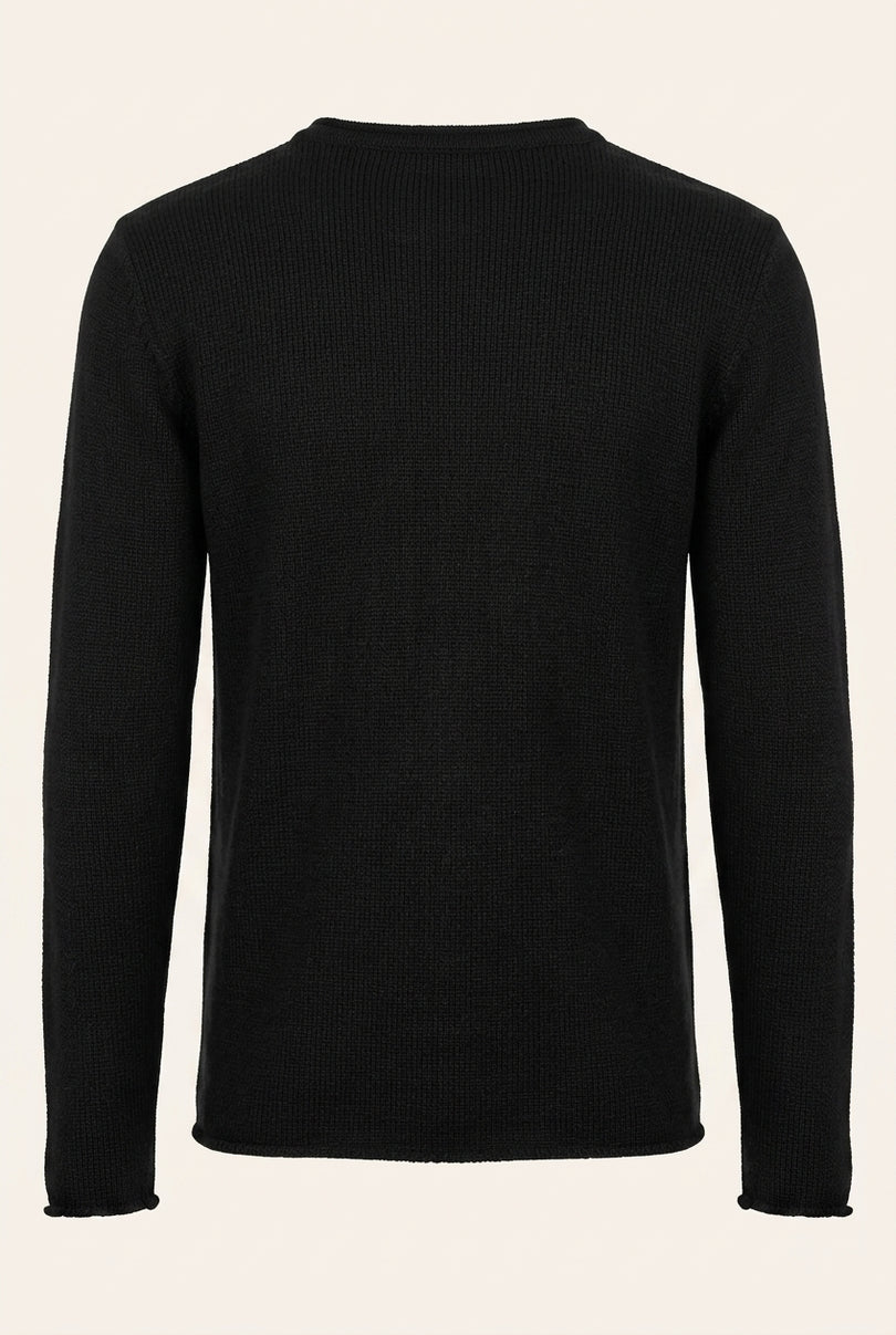 Pullover Sweater - Black - Back