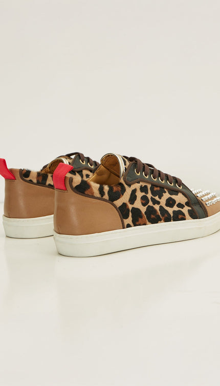 Punk Rocker Sneakers - Leopard - Ron Tomson