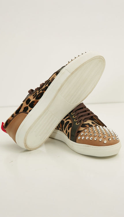 Punk Rocker Sneakers - Leopard - Ron Tomson