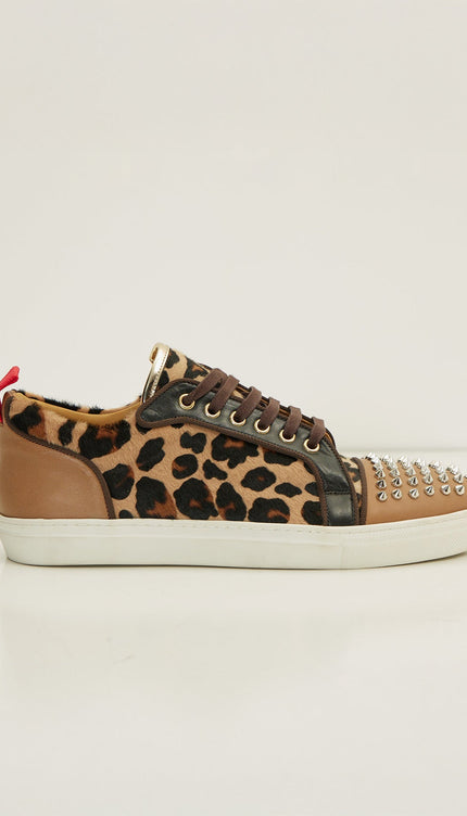 Punk Rocker Sneakers - Leopard - Ron Tomson