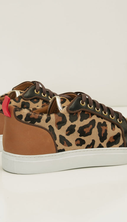 Punk Rocker Sneakers - Rose Gold Leopard - Ron Tomson