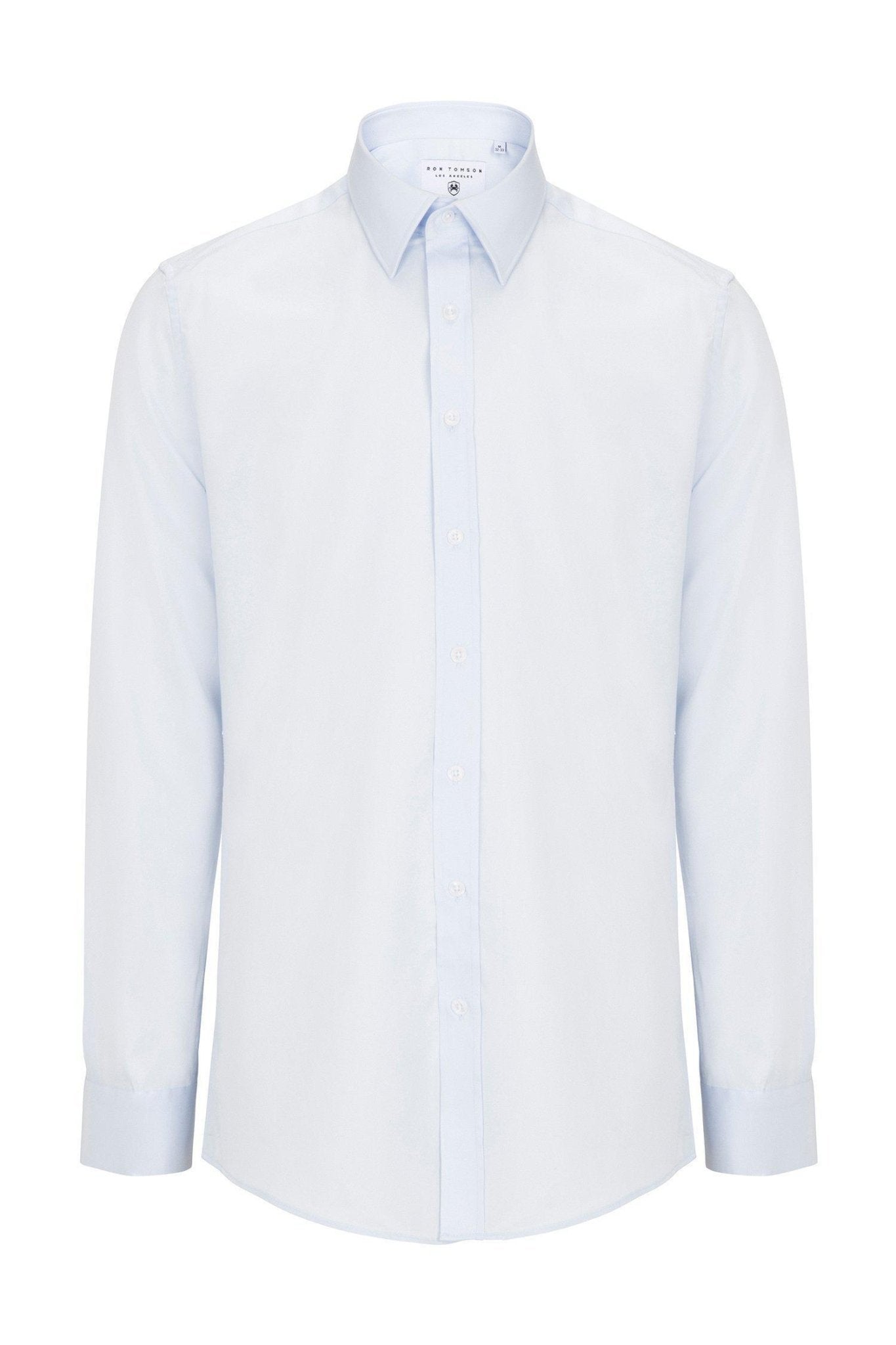 Men's Point Collar Dress Shirt - Light BLUE Men's Point Collar Dress Shirt - Light BLUE
