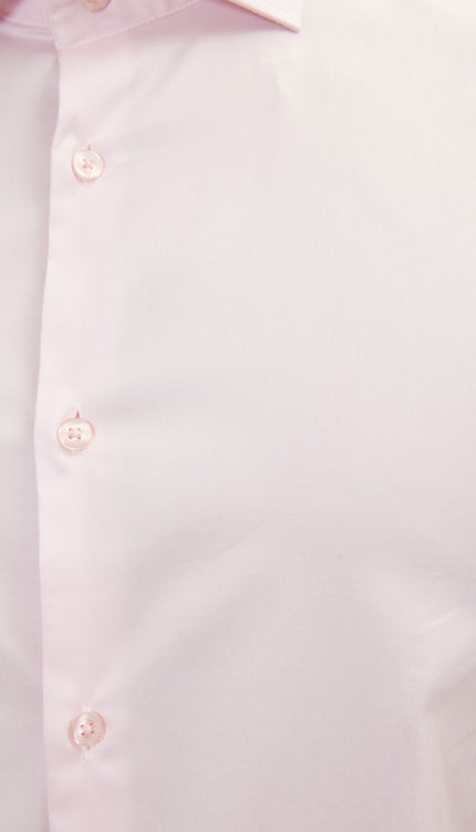 Pure Cotton Dress Shirt - Pink - Ron Tomson