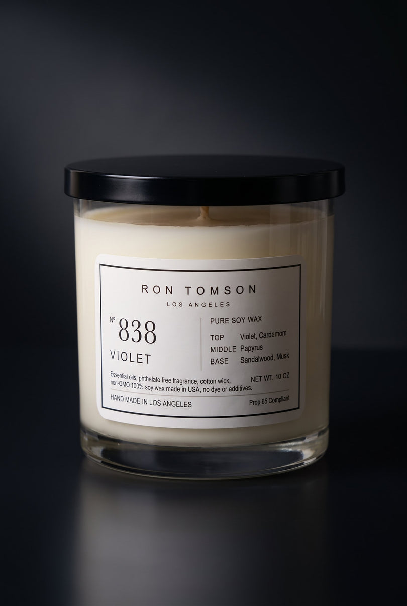 Pure Soy Wax Candle - N° 838 Violet