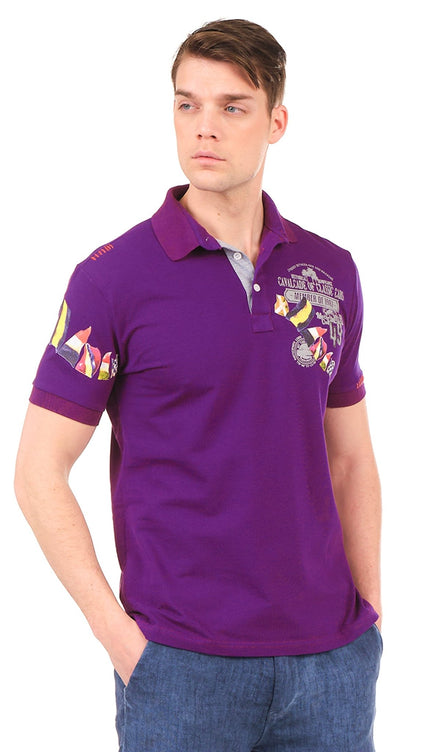 Purple Polo Shirt - Ron Tomson