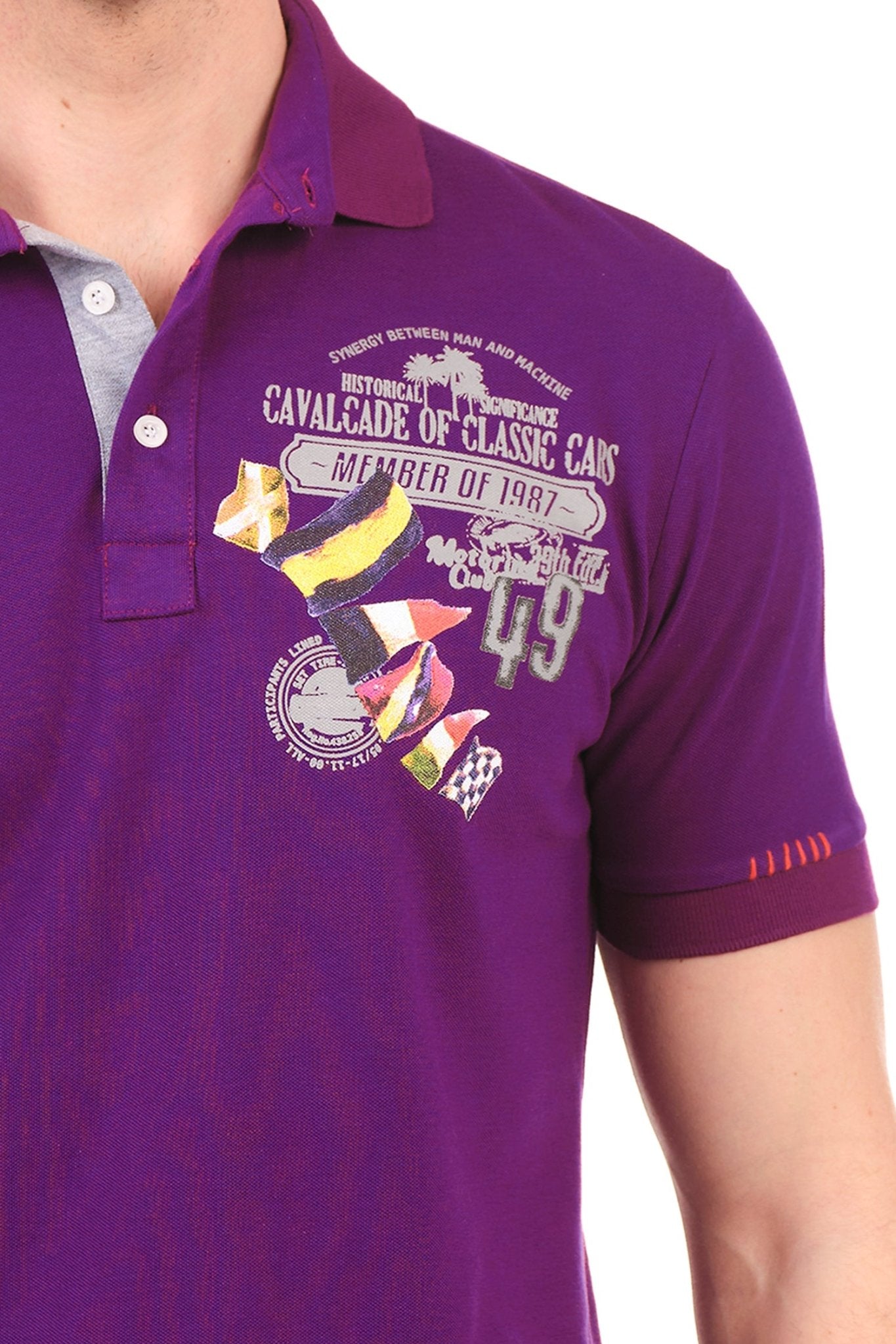 Purple Polo Shirt - Ron Tomson