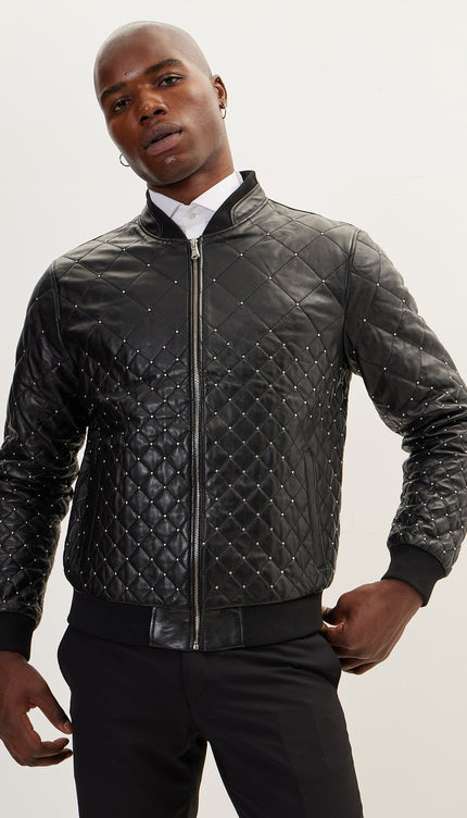 Quilted Artisan - Black Calf Leather - Ron Tomson