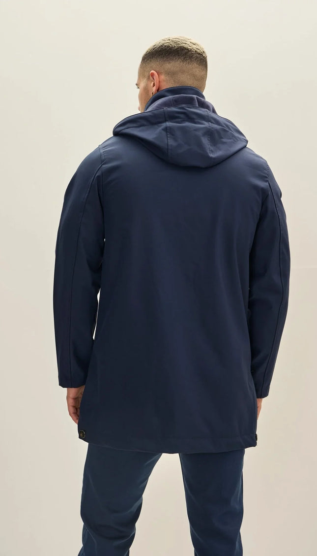 Rain Coat - Navy - Ron Tomson