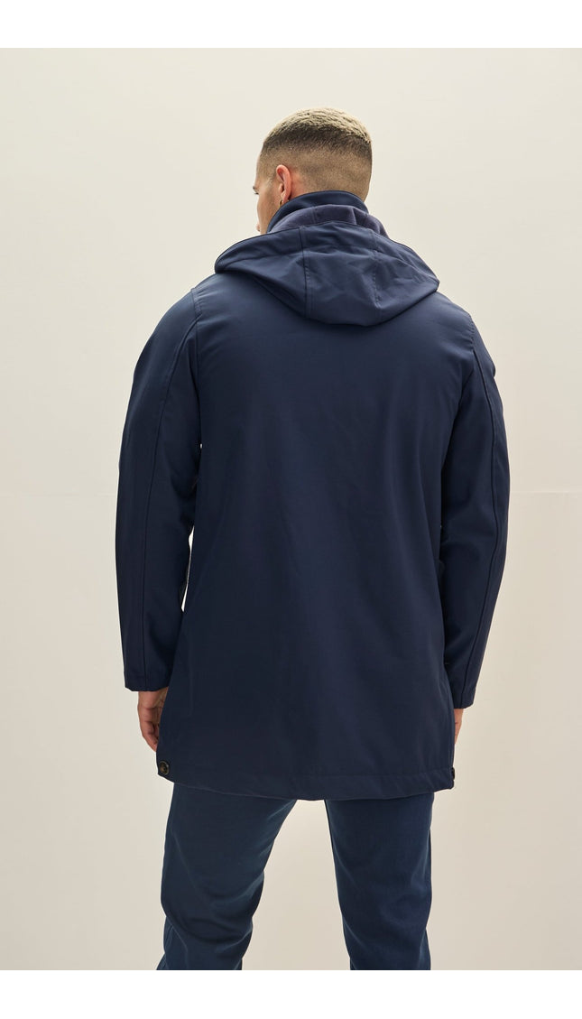 Rain Coat - Navy - Ron Tomson