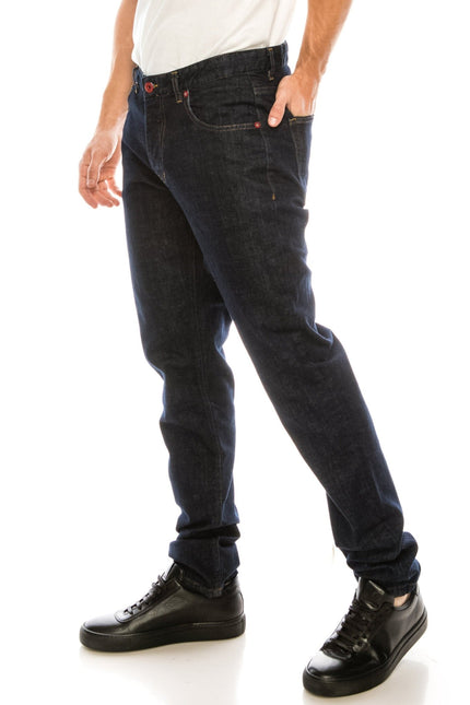 Red Rivet Lux Denim - Navy - Ron Tomson