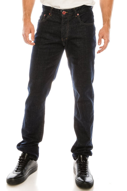 Red Rivet Lux Denim - Navy - Ron Tomson