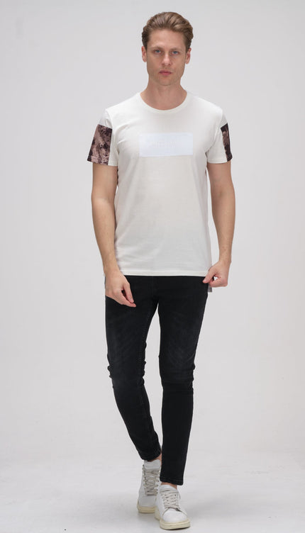 Regularity Section T-Shirt - Off White - Ron Tomson