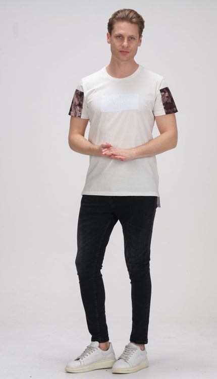 Regularity Section T-Shirt - Off White - Ron Tomson