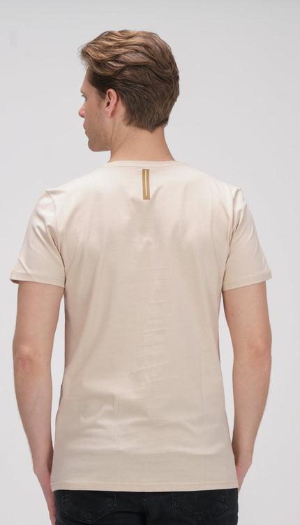 Regularity Section T-Shirt - Stone - Ron Tomson