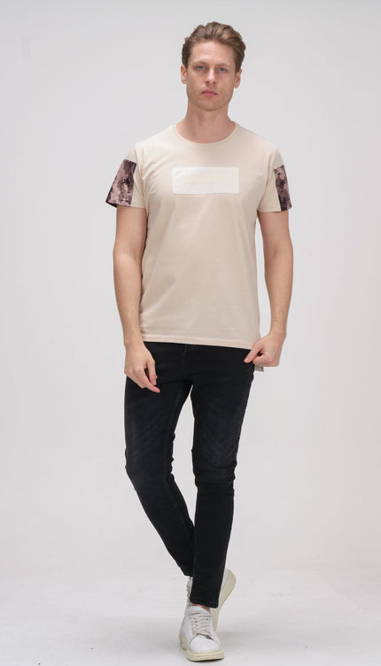 Regularity Section T-Shirt - Stone - Ron Tomson