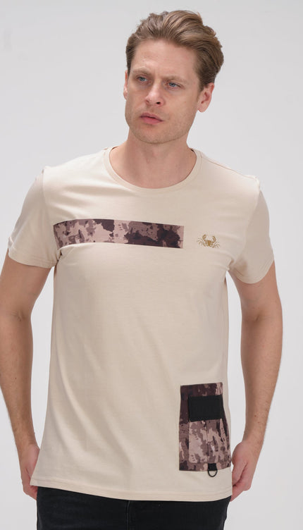 Regularity Section T-Shirt - Stone - Ron Tomson