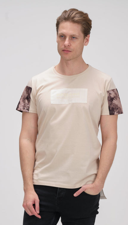 Regularity Section T-Shirt - Stone - Ron Tomson