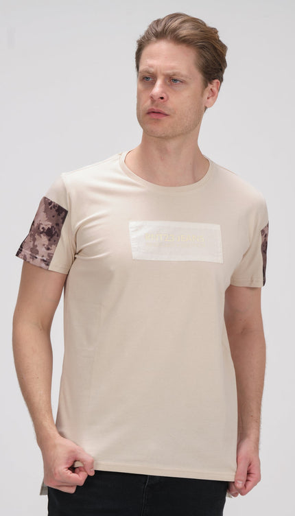 Regularity Section T-Shirt - Stone - Ron Tomson