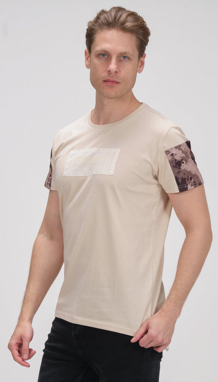 Regularity Section T-Shirt - Stone - Ron Tomson