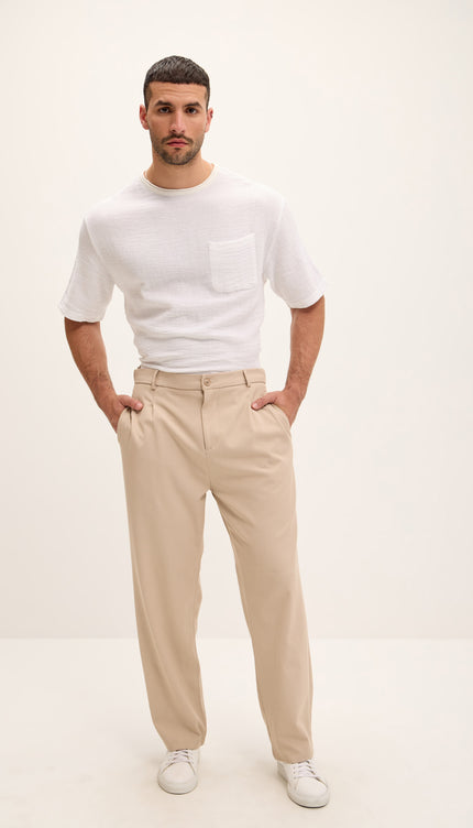 Relaxed Fit Slouchy Pants - Vizon - Ron Tomson