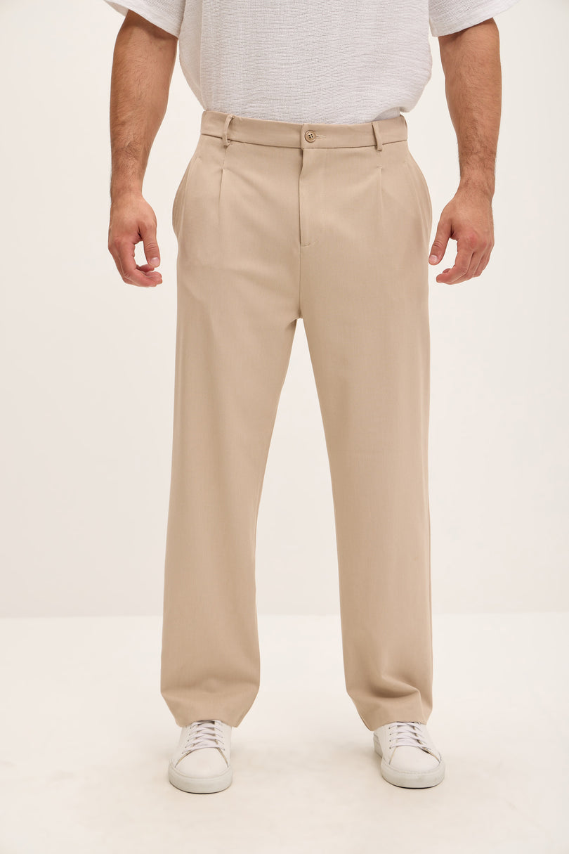 Relaxed Fit Slouchy Pants - Vizon - Ron Tomson