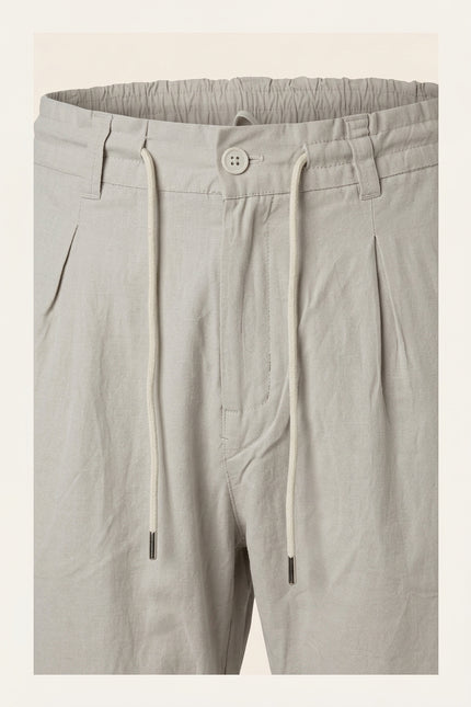 Relaxed Pants - Stone - Detail