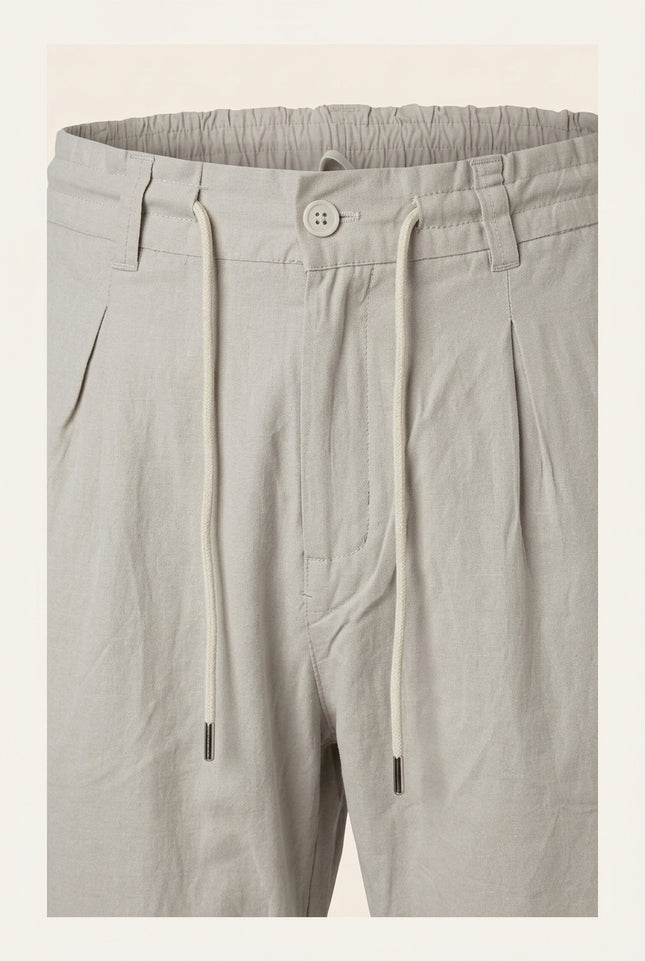 Relaxed Pants - Stone - Detail