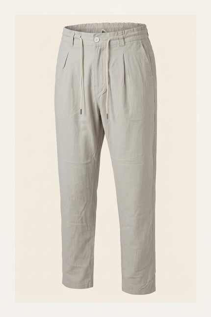 Relaxed Pants - Stone - Front