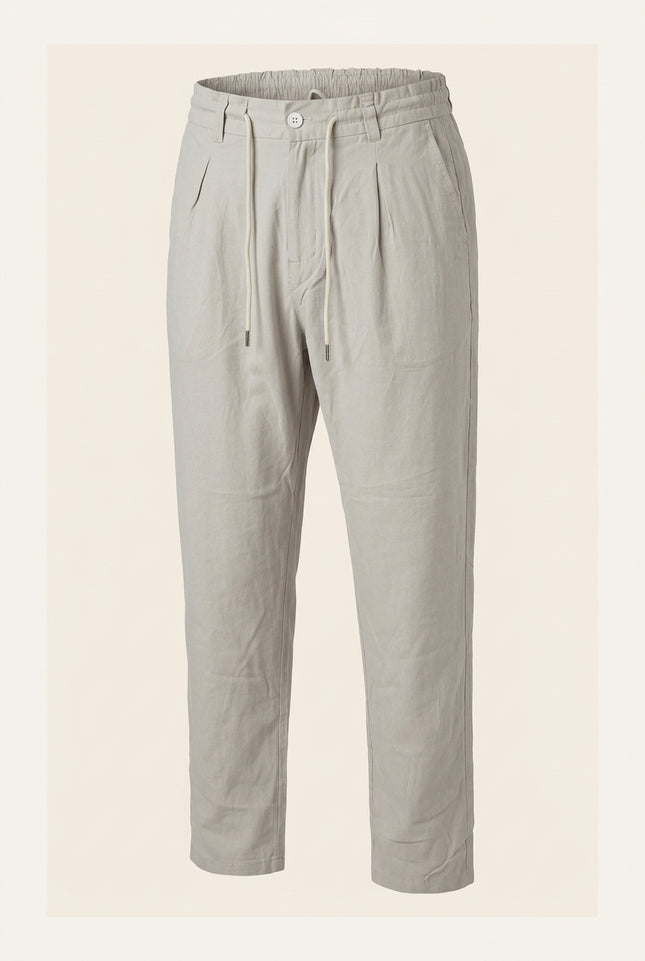 Relaxed Pants - Stone - Front