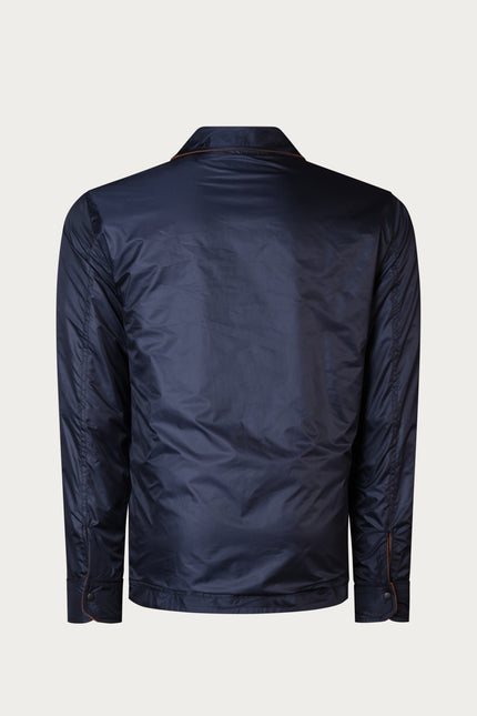 Reversible Multi Pocket Wind Jacket - Brown - Ron Tomson