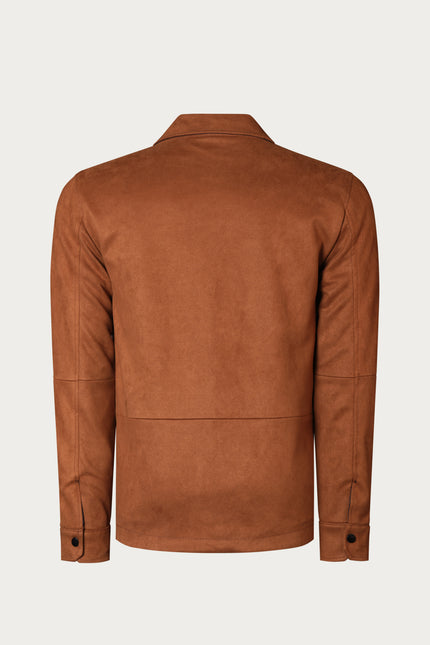 Reversible Multi Pocket Wind Jacket - Brown - Ron Tomson