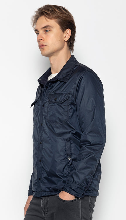Reversible Multi Pocket Wind Jacket - Navy - Ron Tomson