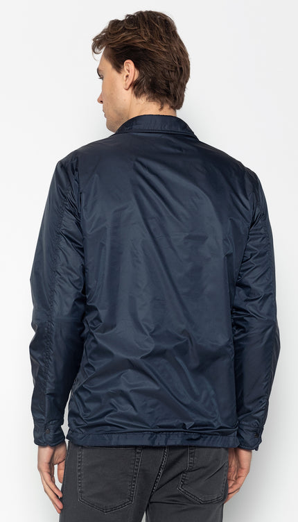 Reversible Multi Pocket Wind Jacket - Navy - Ron Tomson