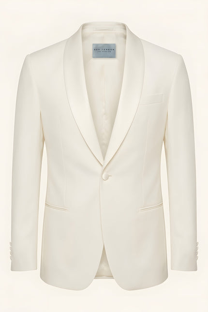 Shawl Lapel Tuxedo - White - Product