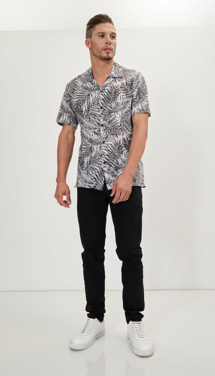 Shirts - Casual - Black - Ron Tomson