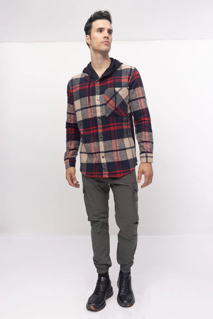 Side Zip-Pocket Track Pants - Khaki - Ron Tomson