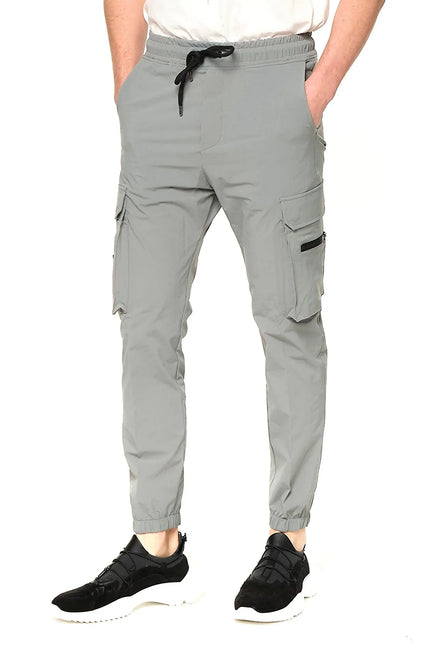 Side Zip - Pocket Track Pants - Teal - Ron Tomson