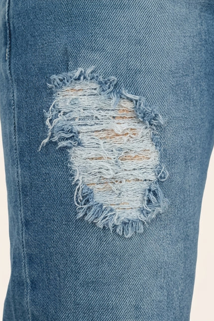 Skinny Fit Jeans - Light Blue - Detail