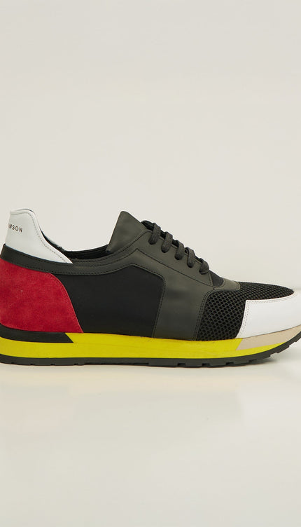 Skyscraper Runner Sneaker - Black Yellow - Ron Tomson