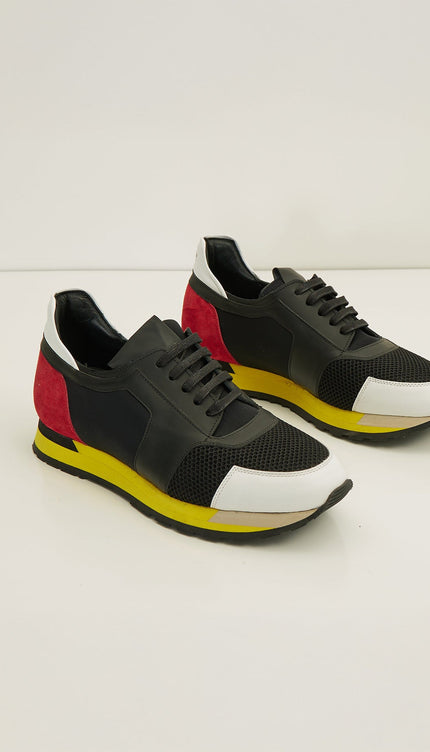 Skyscraper Runner Sneaker - Black Yellow - Ron Tomson