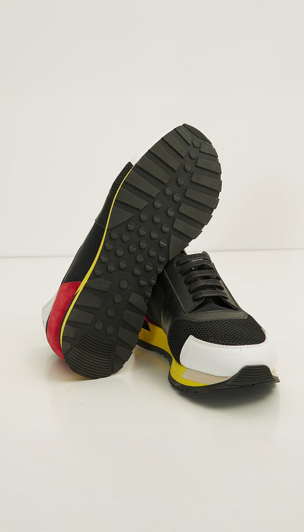 Skyscraper Runner Sneaker - Black Yellow - Ron Tomson