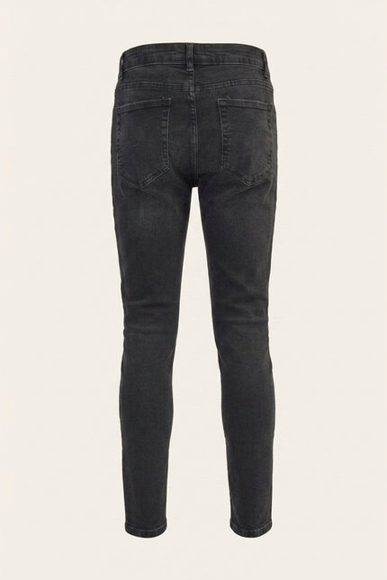 Slim Fit Jeans - Black - Back