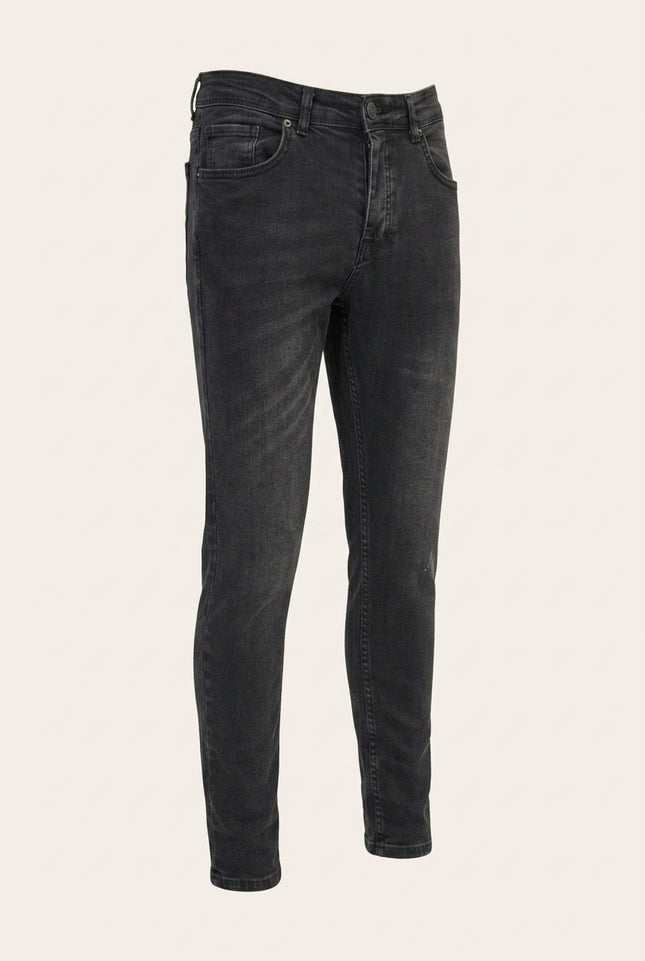 Slim Fit Jeans - Black - Front