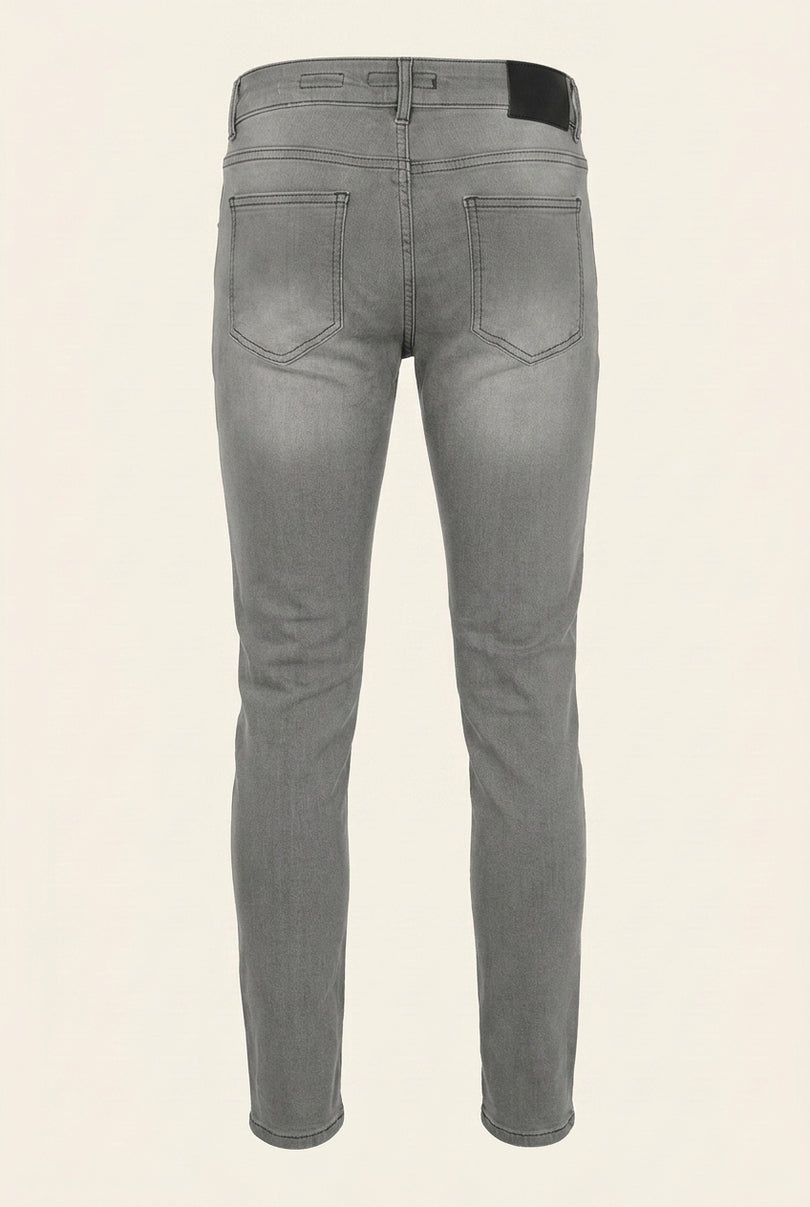 Slim Fit Jeans - Grey - Back