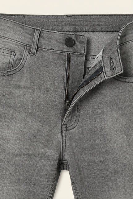 Slim Fit Jeans - Grey - Detail